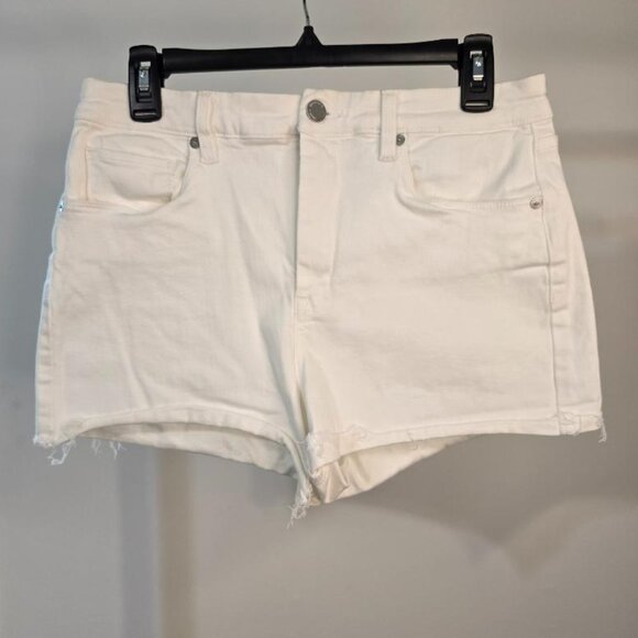 BlankNYC White Cutoff Stretchy HighRise Short Shorts 'the barrow' 30 - Picture 1 of 9